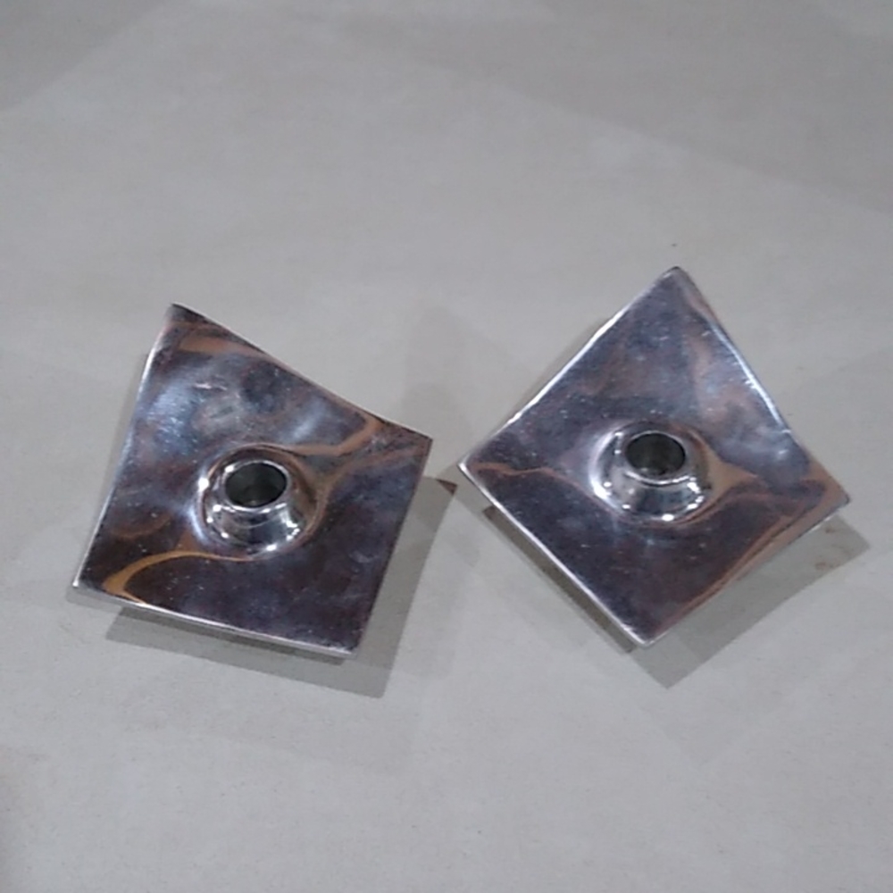 Pair of candlestick holders